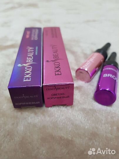 Хна для бровей ekkobeauty