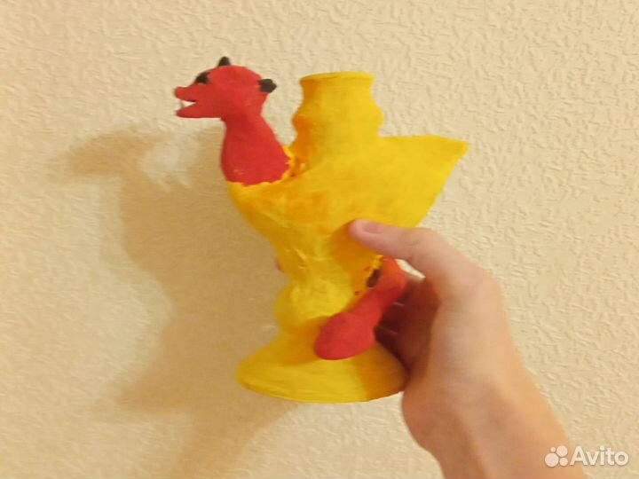 Самодельный подсвечник дракон