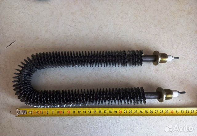 Тэн оребренный на 2 Квт для коптильни