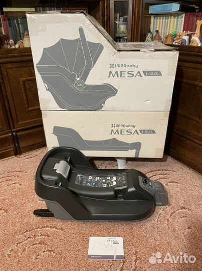 Автолюльки uppa baby mesa 0+ база isofix