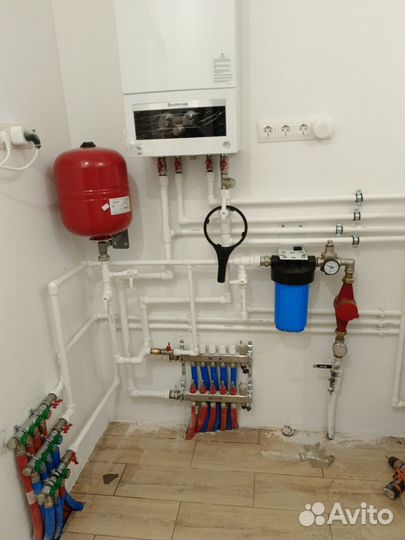 Отопление водоснабжение под ключ