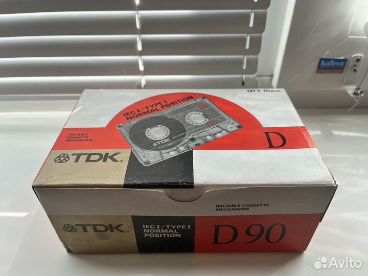 Аудиокассеты TDK D90 блок 10шт