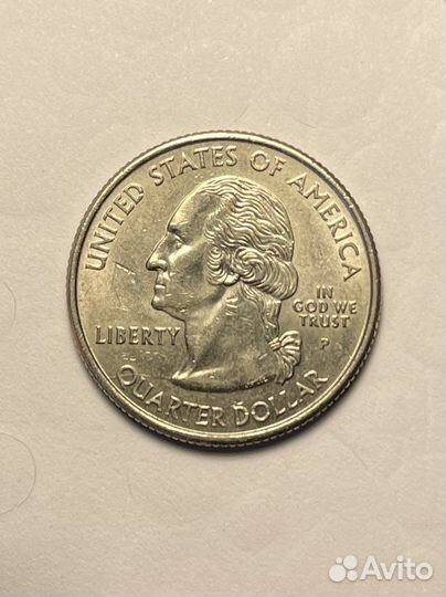 Монета. США. 25 центов 2003 год