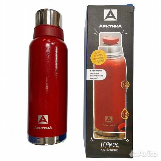 Термос арктика 1200 мл 106-1200 красный