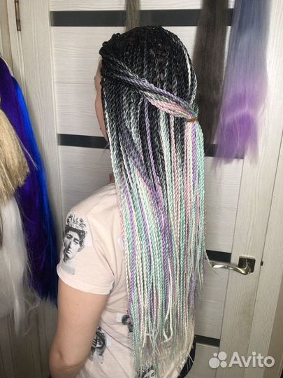 Комплект готовый сенегальские косы