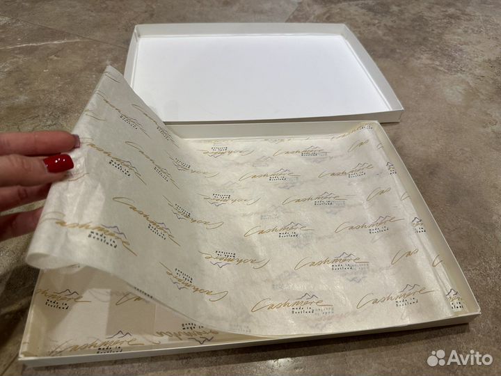 Коробка от шарфа Glen Saxon кашемир новая