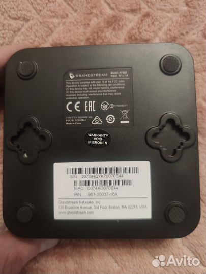 Voip-адаптер Grandstream HT802 + Телефон Panasonik