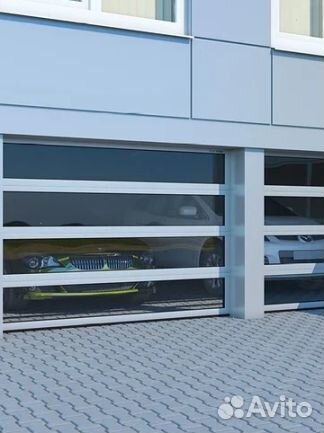 Гаражные секционные ворота Алютех