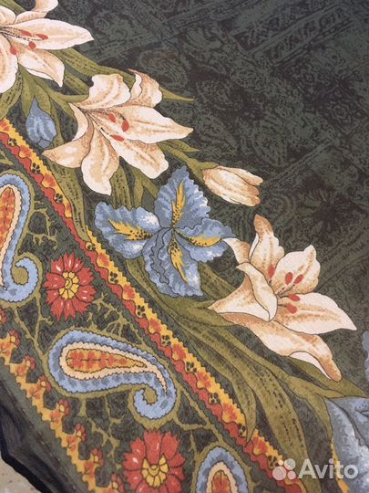 Павловопосадский платок шёлк