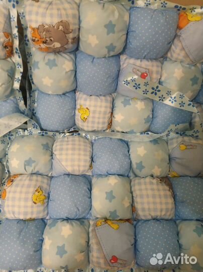 Бортики в кроватку новые