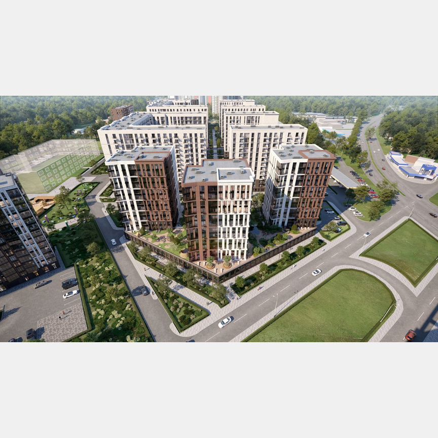 3-к. квартира, 90,7 м², 4/13 эт.