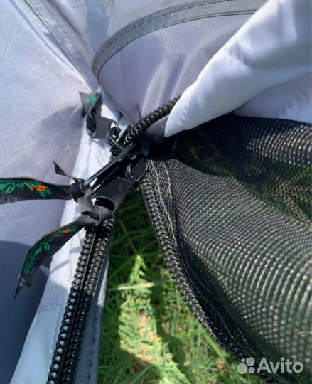 Походная баня 3 слойная- зимняя палатка куб