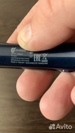 Bluetooth гарнитура Samsung Level U темносиние