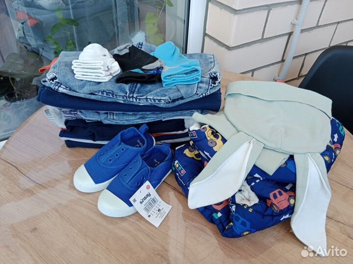 Детские вещи на мальчика, пакетом