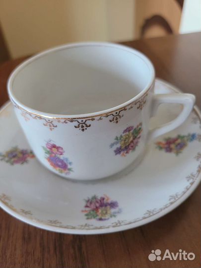 Чашка с блюдцем СССР