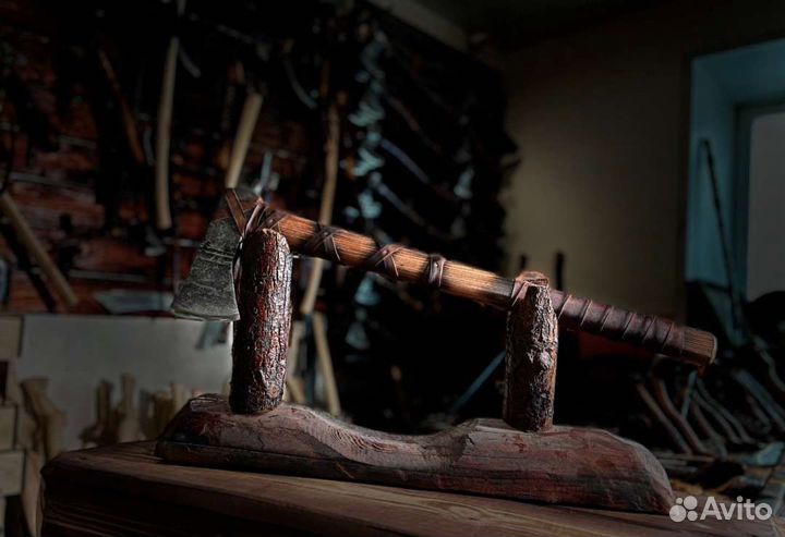 Топор кованый охотничий