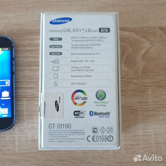 Samsung Galaxy S III mini GT-I8190, 8 ГБ