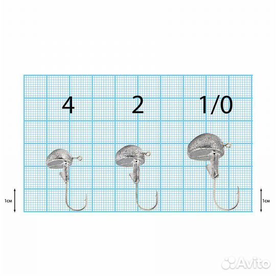 Джиг Опрокинутый Eagle Сlaw 10 гр кр. - 1/0