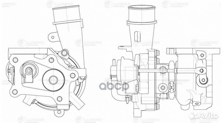 Турбокомпрессор для а/м Mazda CX-7 (07) 2.3T