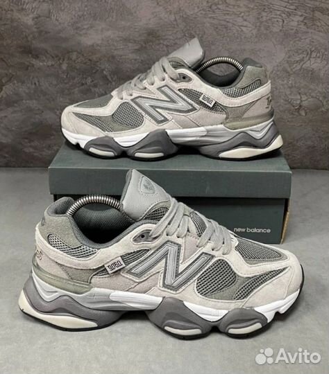 Кроссовки new balance 9060 серые