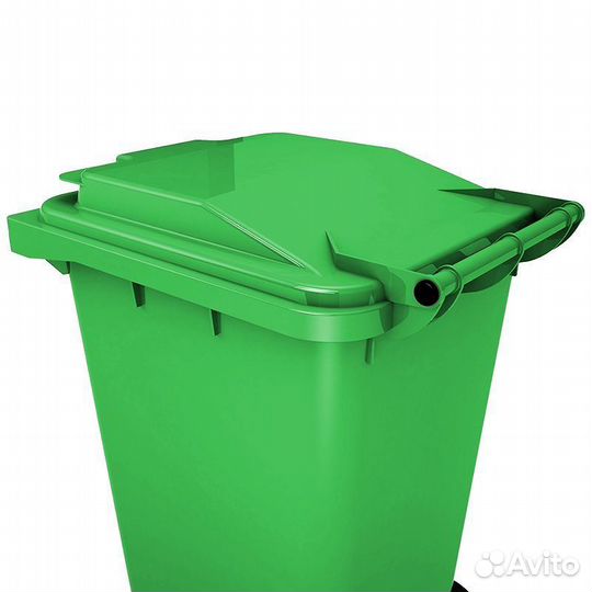 Контейнер для мусора 240 л с крышкой на колесах
