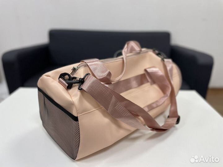 Сумка спортивная puma, розовая