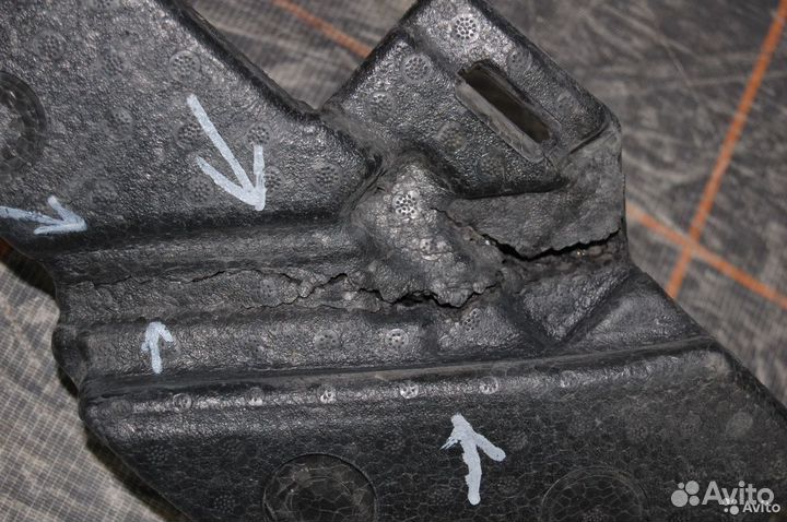 Абсорбер бампера переднего - Hyundai Sonata 7