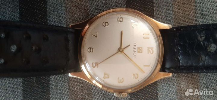 Мужские золотые часы tissot, bentima star 21