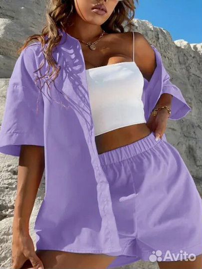 Комплект рубашка и шорты