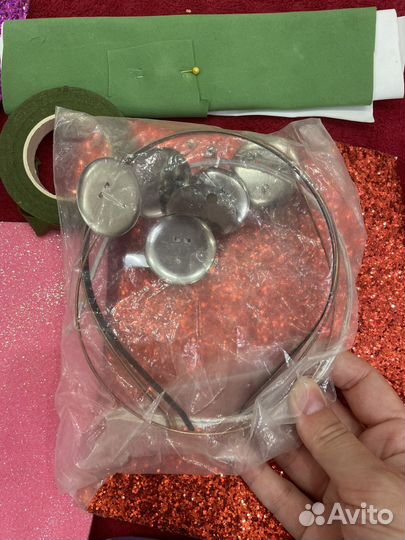 Материал для изготовления резиночек для волос