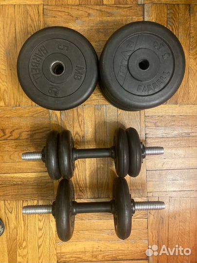 Гантели разборные Barbell Titan- 2 штуки