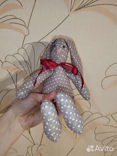 Заяц тильда символ 2023 года ручная работа