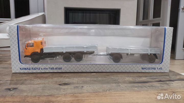 Камаз 53212 с прицепом 1/43