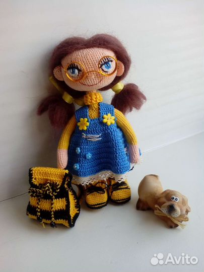 Кукла вязаная крючком