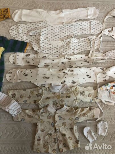 Вещи пакетом для новорожденного малыша