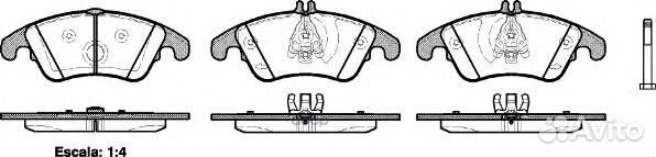 1304 00 FDB1979 0054201020 колодки дисковые