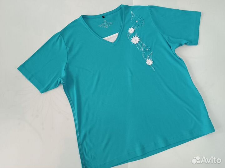 Футболка женская 54 56 хлопок
