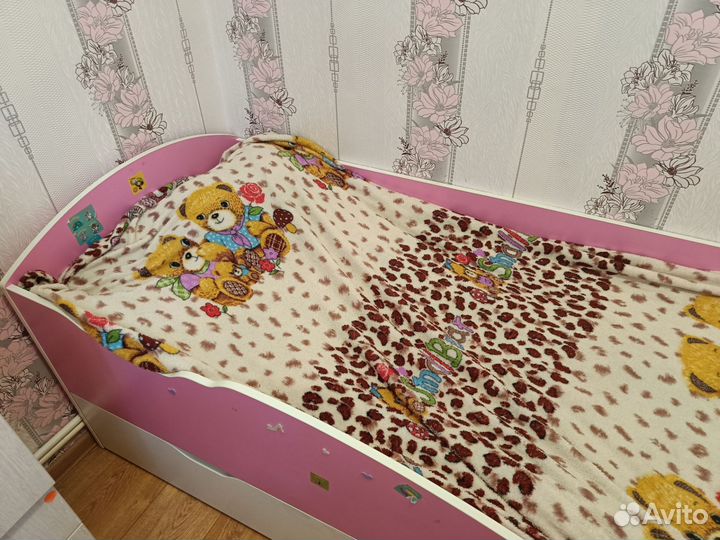 Детская кровать от 3 лет для девочки