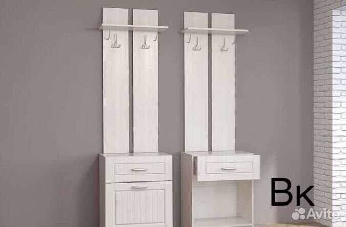 Вешалка с обувницей Иннэс-6