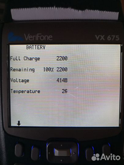 VeriFone VX675 Gprs банковский терминал эквайринга