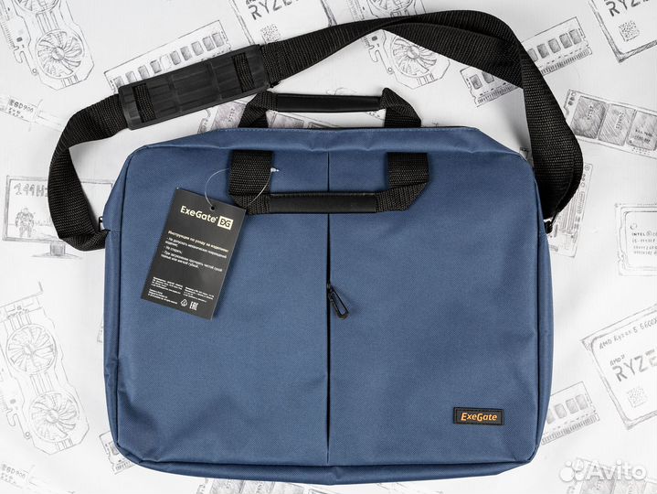 Сумка для ноутбука ExeGate Office F1590 Dark-Blue