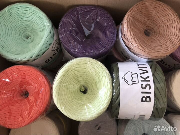 Бисквит трикотажная пряжа