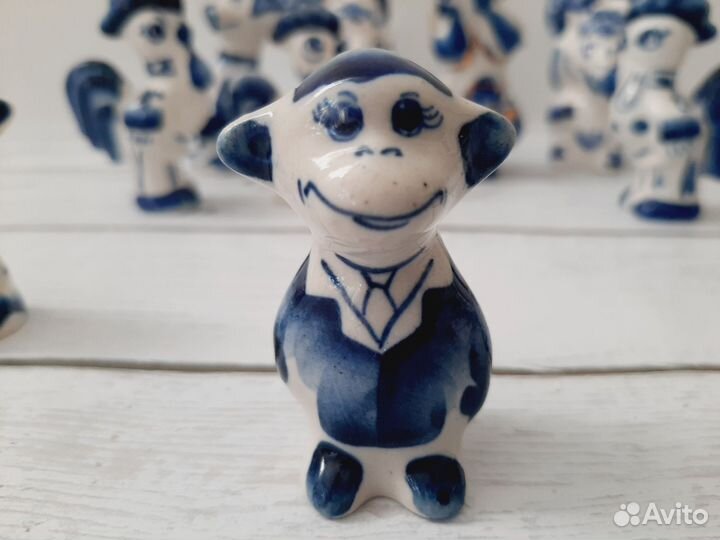 Коллекционные фигурки Гжель Статуэтки Гжель