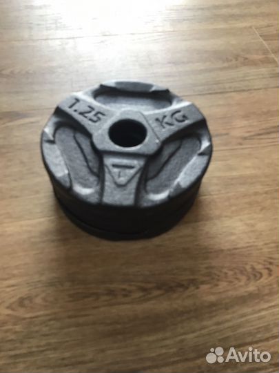 Блины для гантелей 1,25 кг 4 шт
