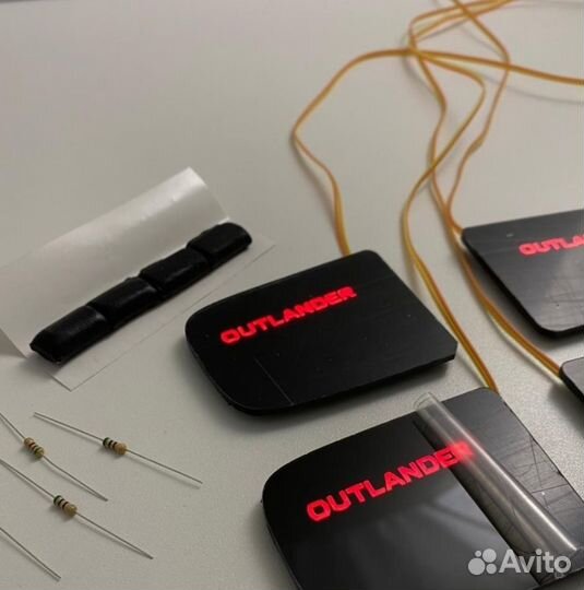 Led подсветка дверных ручек Mitsubishi Outlander