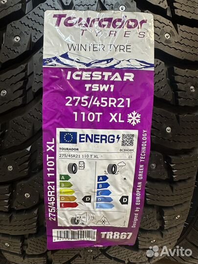 Tourador Ice Star TSW1 275/45 R21 и 315/40 R21 110T