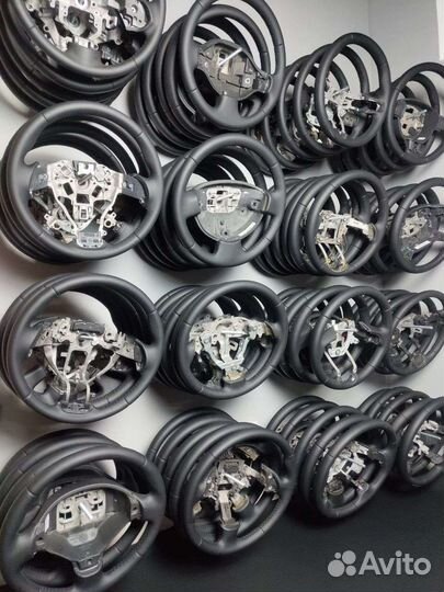 Руль Opel Astra H перетянутый на обмен