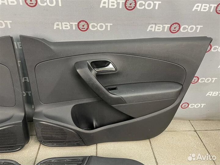 Дверные карты комплект VW Polo (Sed RUS) 2011