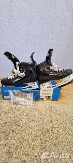 Коньки хоккейные бауер Bauer mach 9.5 fit 2
