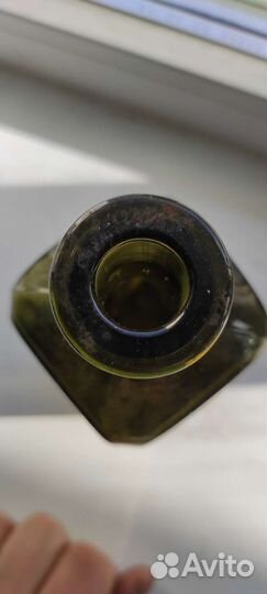 Бутылка штоф stof 19 века зелёного стекла 400 мл